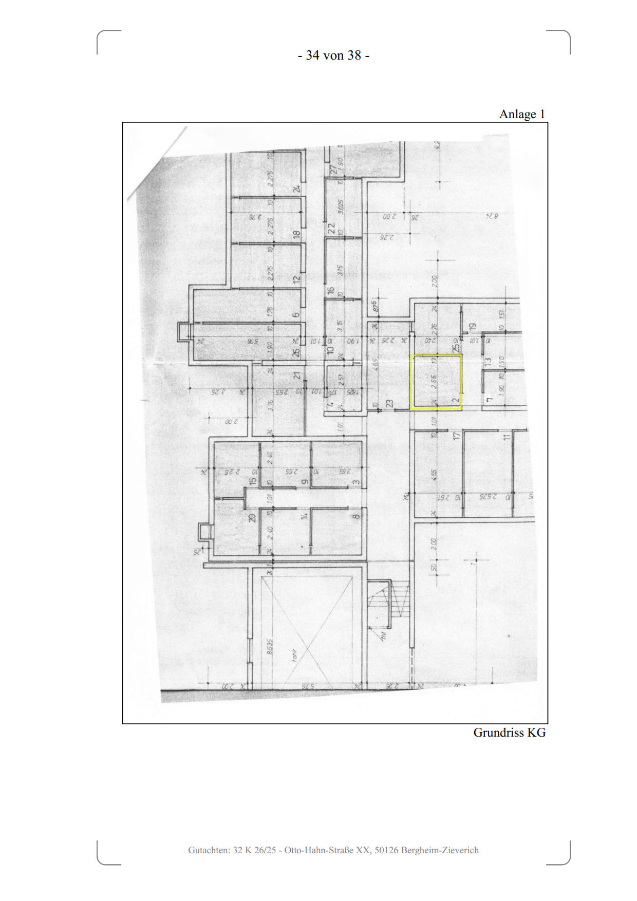 Foto 1 von 7 — Kfz-Stellplatz (Tiefgarage), Eigentumswohnung (3 bis 4 Zimmer)