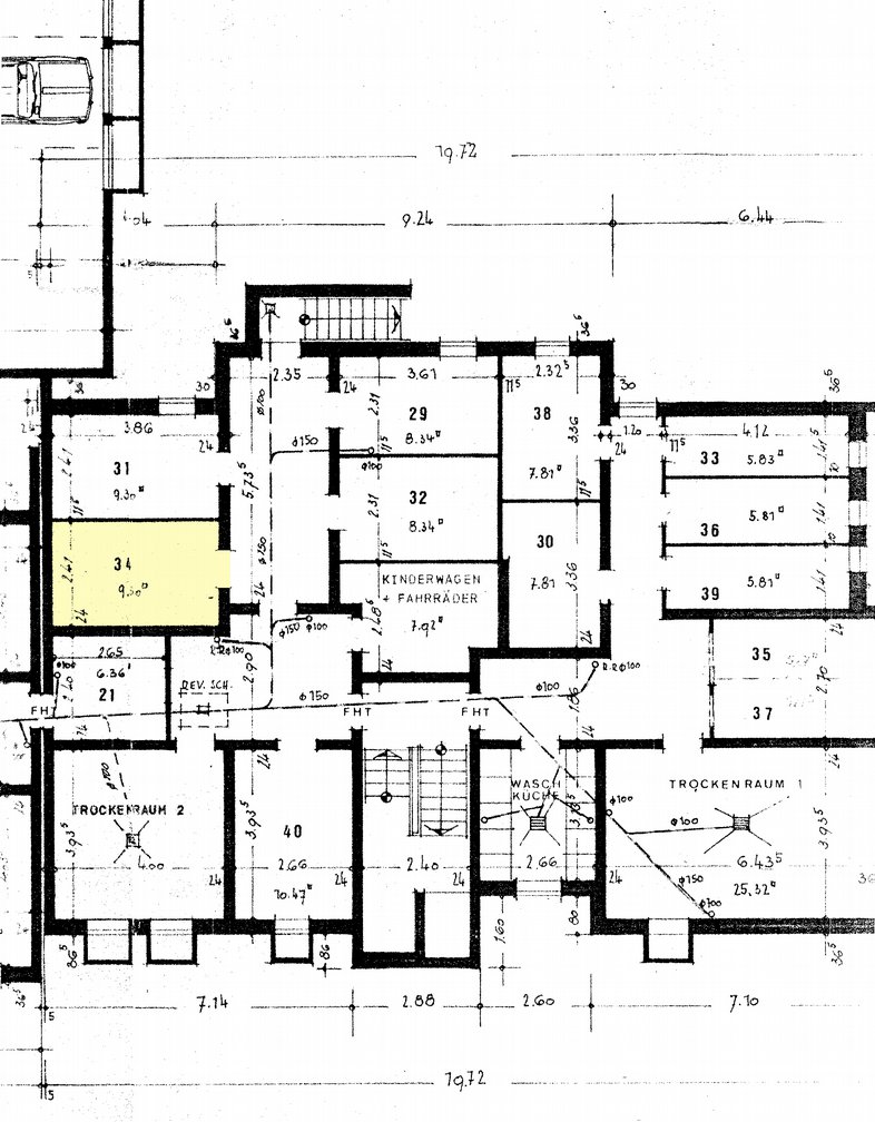 Foto 12 von 12 — Garage, Eigentumswohnung (3 bis 4 Zimmer)