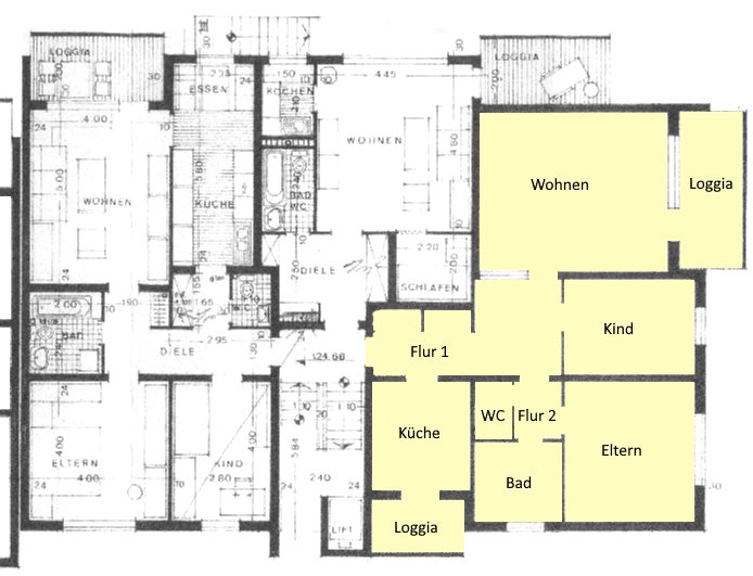 Foto 2 von 12 — Garage, Eigentumswohnung (3 bis 4 Zimmer)