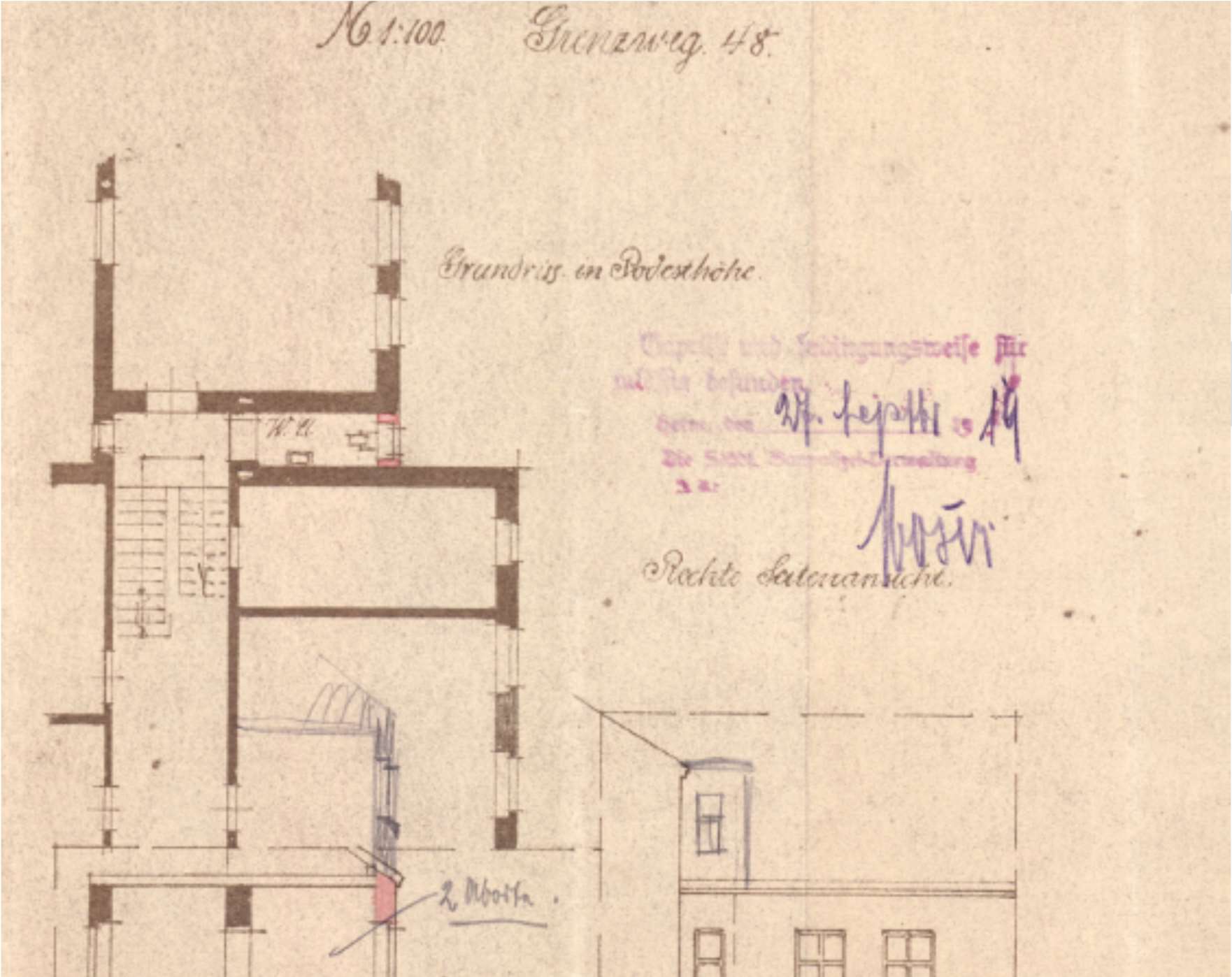 Foto 12 von 22 — Garage, Mehrfamilienhaus, 2 Mehrfamilienhäuser und ein Garagengebäude