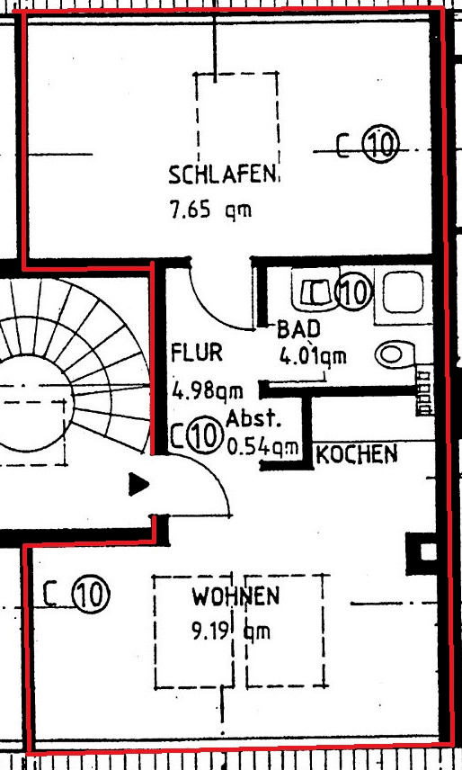 Foto 3 von 6 — Eigentumswohnung (1 bis 2 Zimmer)