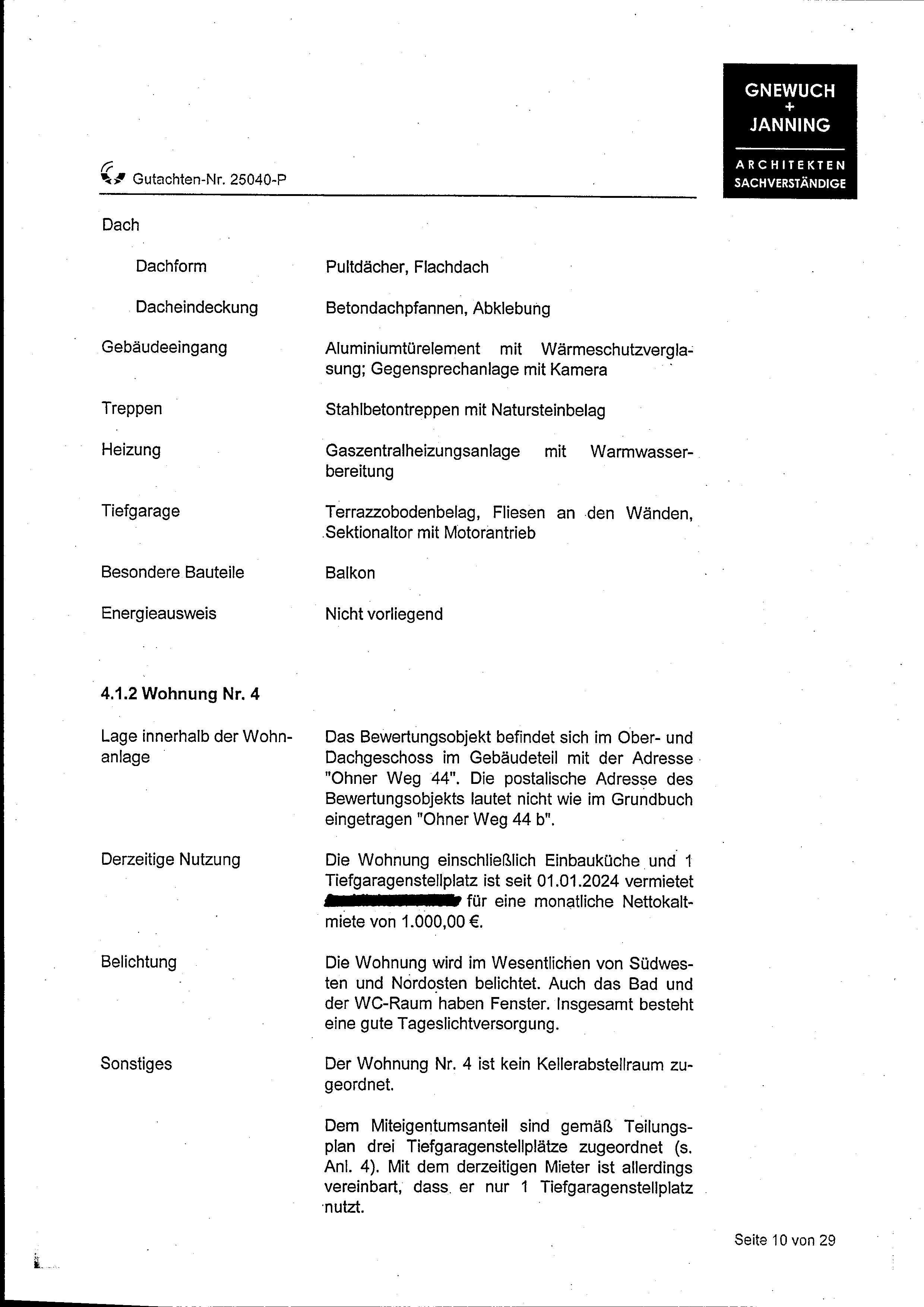 Foto 9 von 28 — Kfz-Stellplatz (Tiefgarage), Eigentumswohnung (3 bis 4 Zimmer)