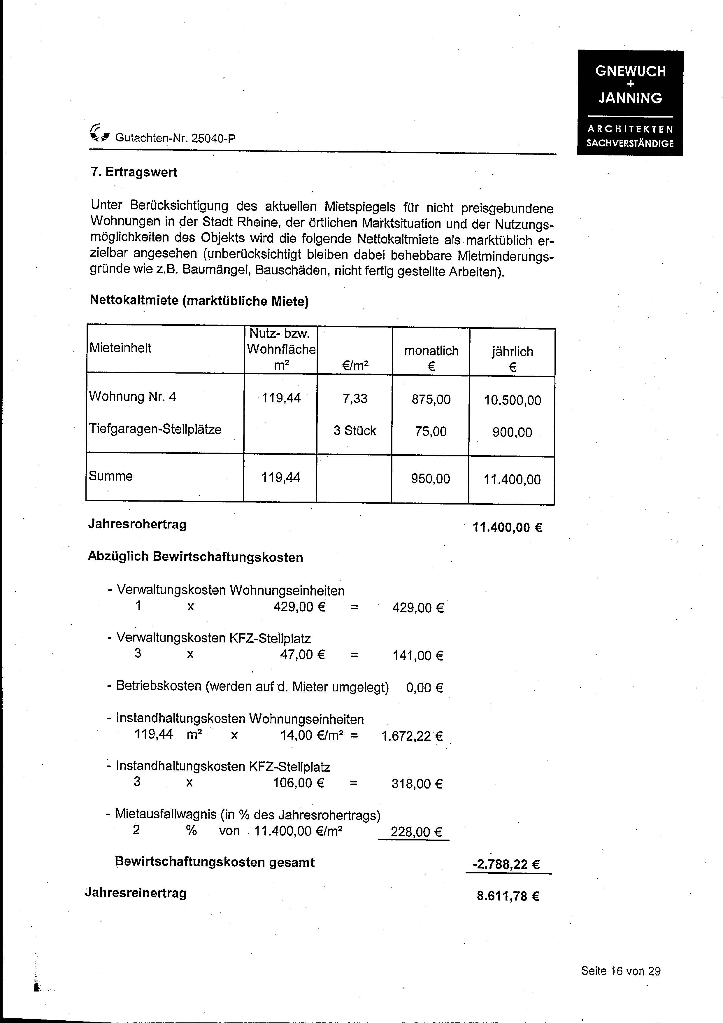 Foto 15 von 28 — Kfz-Stellplatz (Tiefgarage), Eigentumswohnung (3 bis 4 Zimmer)