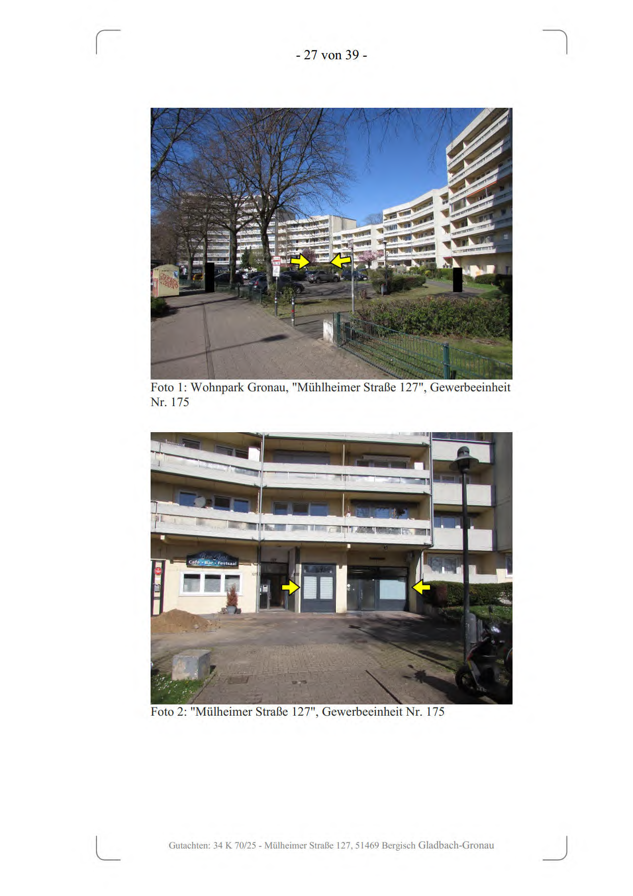 Foto 5 von 8 — Kfz-Stellplatz, Gewerbeeinheit (z.B. Laden, Büro)
