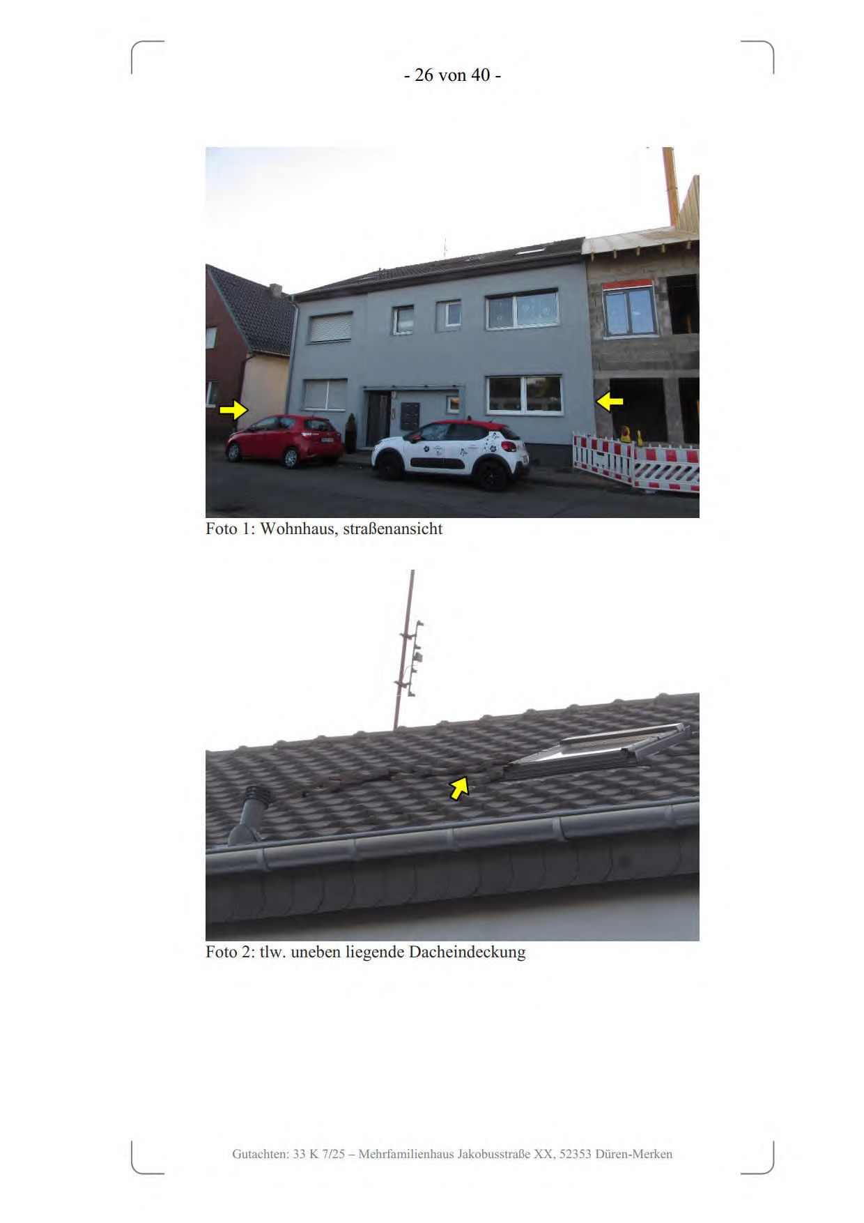 Foto 8 von 13 — Mehrfamilienhaus, Garage, einseitig angebautes, vollunterkellertes, zweigeschossiges Mehrfamilienhaus (6 Wohneinheiten) mit ausgebautem Dachgeschoss sowie eine PKW-Garage