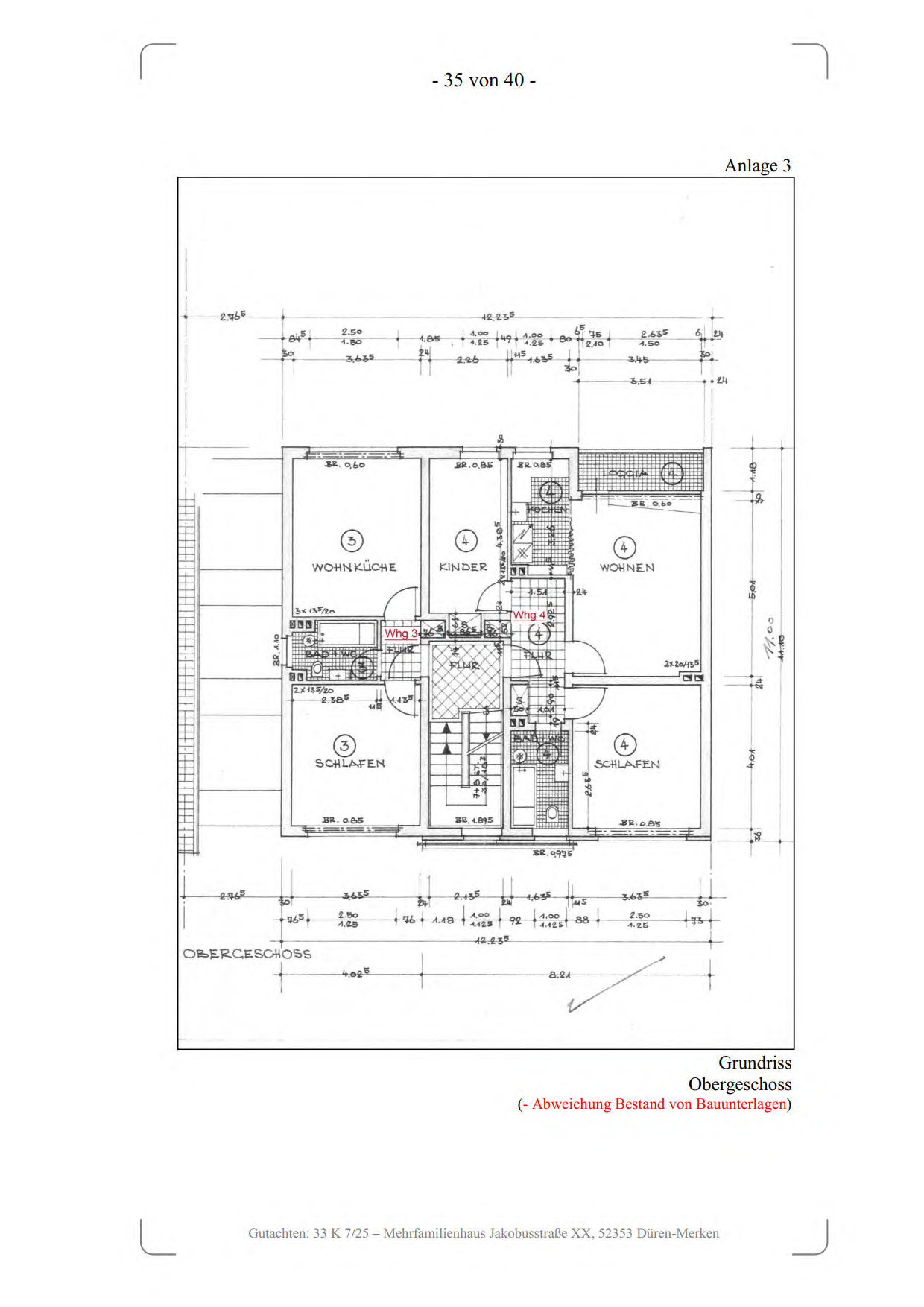 Foto 3 von 13 — Mehrfamilienhaus, Garage, einseitig angebautes, vollunterkellertes, zweigeschossiges Mehrfamilienhaus (6 Wohneinheiten) mit ausgebautem Dachgeschoss sowie eine PKW-Garage
