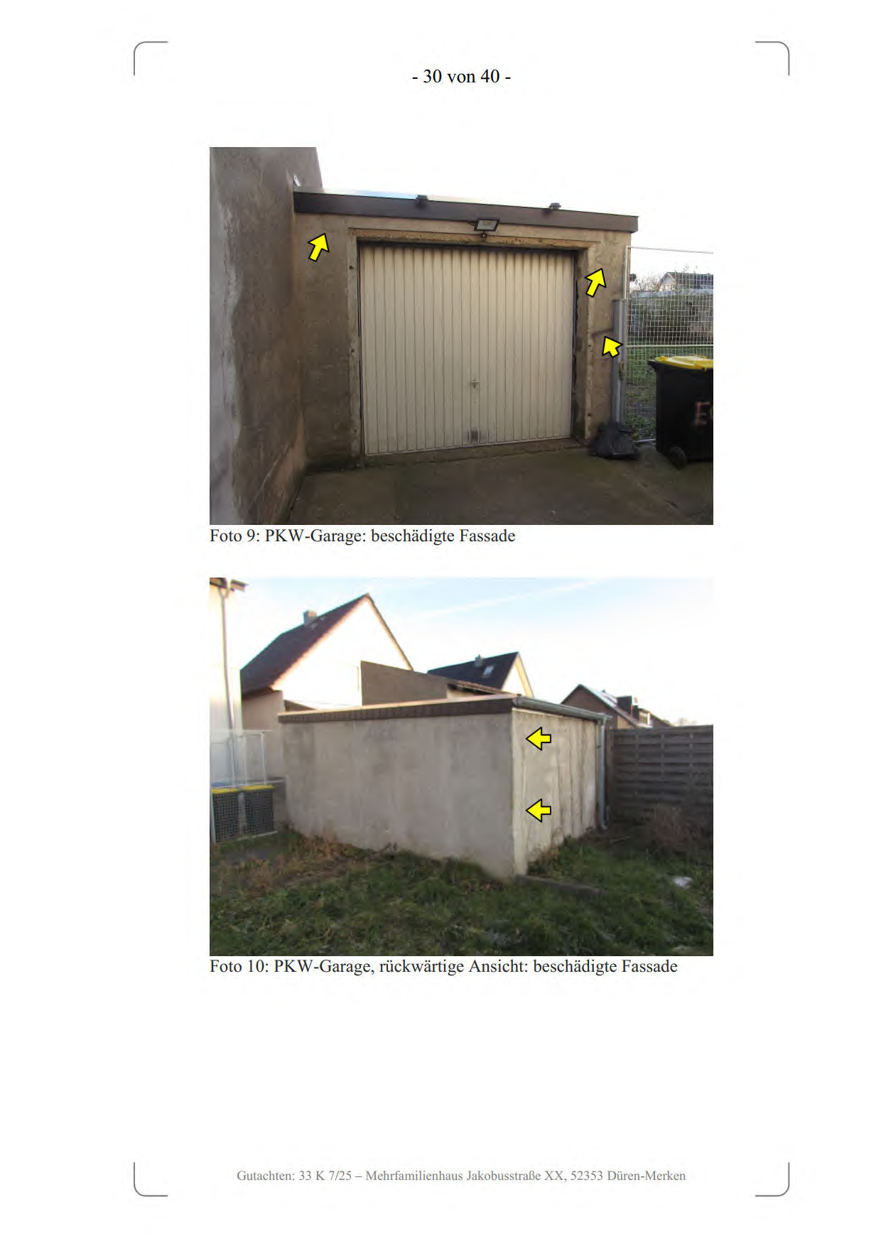 Foto 12 von 13 — Mehrfamilienhaus, Garage, einseitig angebautes, vollunterkellertes, zweigeschossiges Mehrfamilienhaus (6 Wohneinheiten) mit ausgebautem Dachgeschoss sowie eine PKW-Garage