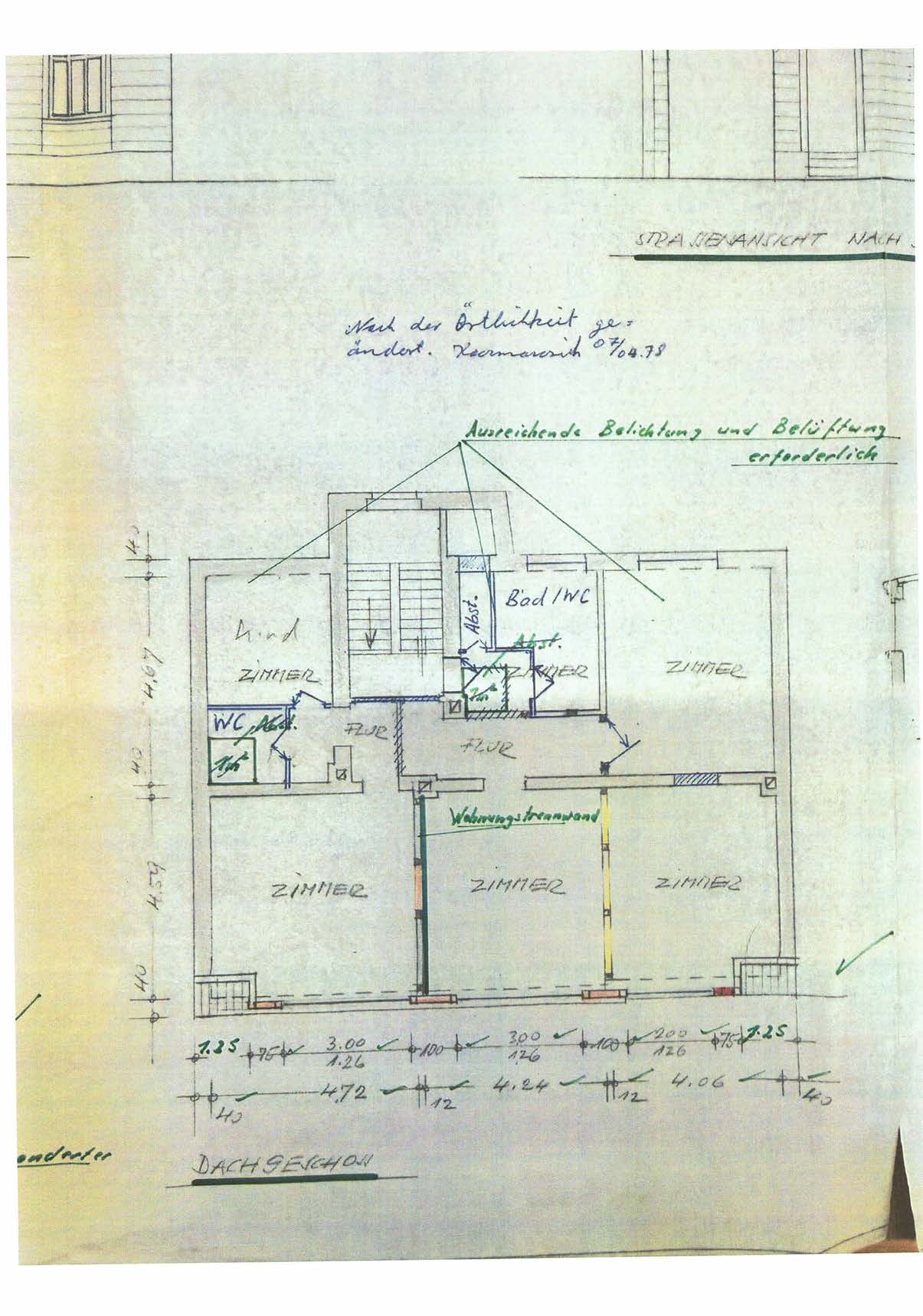 Foto 37 von 72 — Mehrfamilienhaus, zwei Nebengebäude (Werkstatt), einem Garagengebäude (Einzelgarage) und vier Reihengaragen