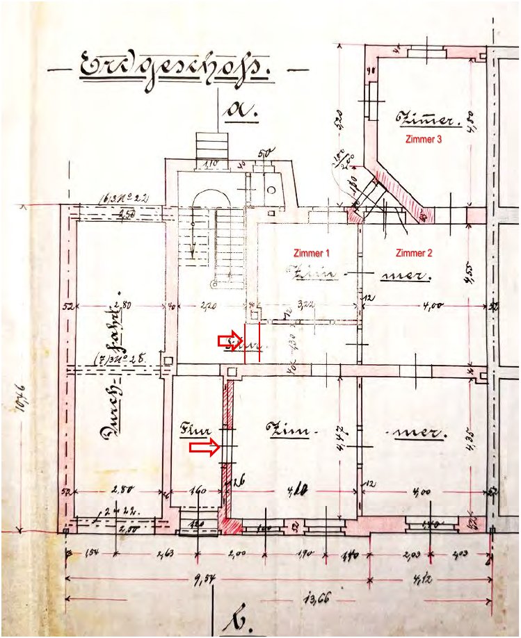 Foto 7 von 72 — Mehrfamilienhaus, zwei Nebengebäude (Werkstatt), einem Garagengebäude (Einzelgarage) und vier Reihengaragen