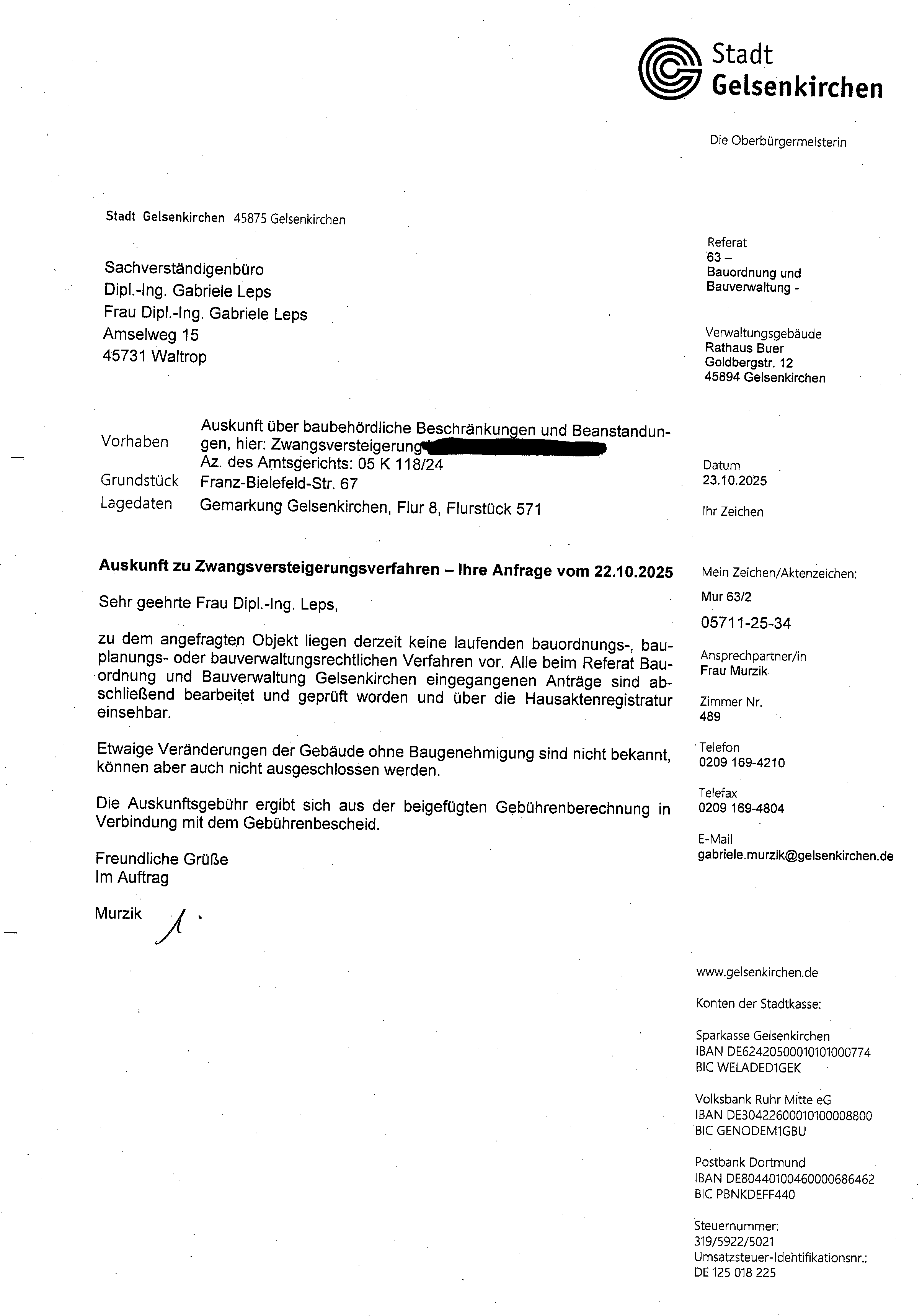 Foto 27 von 72 — Mehrfamilienhaus, zwei Nebengebäude (Werkstatt), einem Garagengebäude (Einzelgarage) und vier Reihengaragen