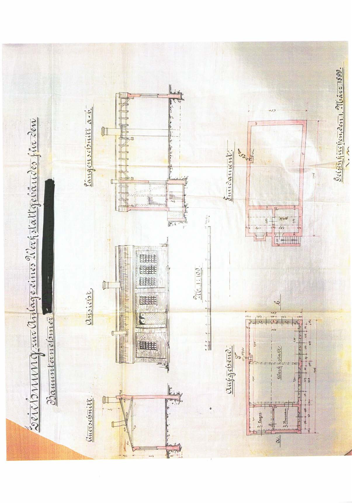 Foto 42 von 72 — Mehrfamilienhaus, zwei Nebengebäude (Werkstatt), einem Garagengebäude (Einzelgarage) und vier Reihengaragen