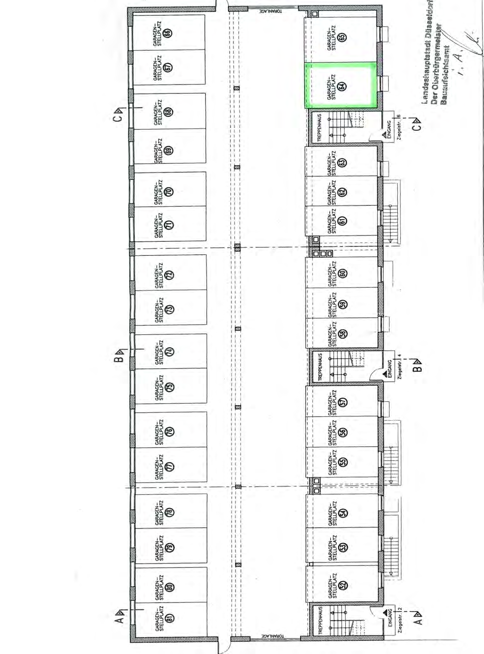 Foto 13 von 13 — Kfz-Stellplatz, Eigentumswohnung (3 bis 4 Zimmer), (Tiefgarage)