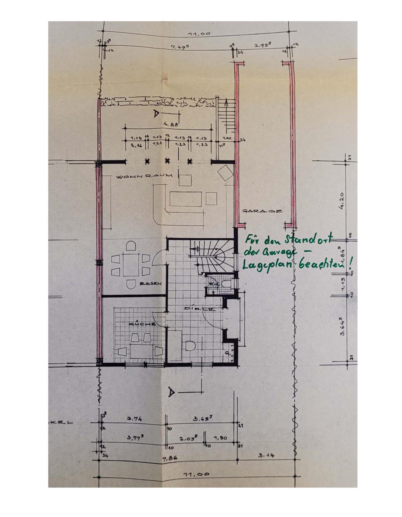 Foto 8 von 10 — Garage, Einfamilienhaus, Doppelhaushälfte, Einfamilienhaus (DHH) mit übertiefer Garage und Waldfläche