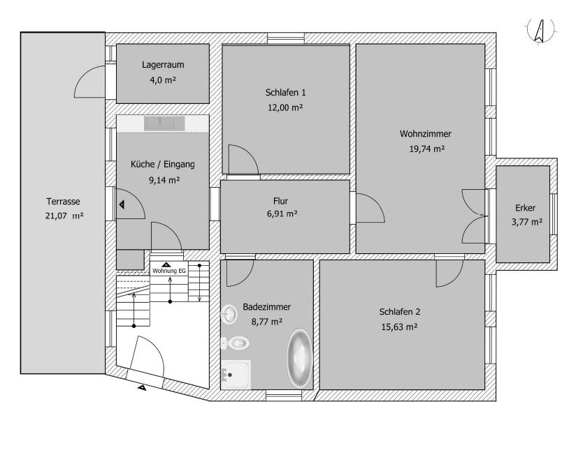 Foto 5 von 8 — Baugrundstück, Einfamilienhaus