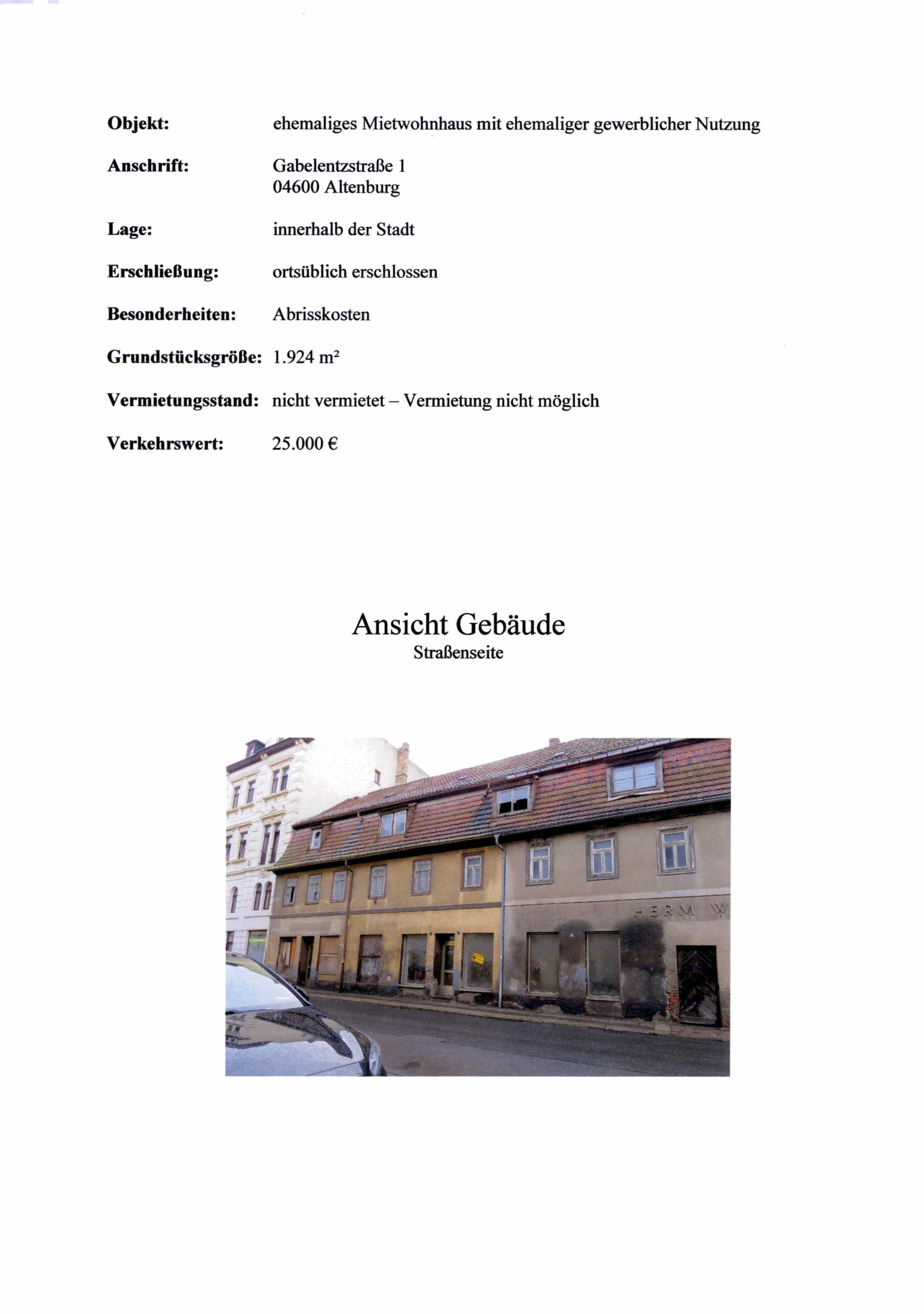 Foto 1 von 3 — Wohn-/Geschäftshaus