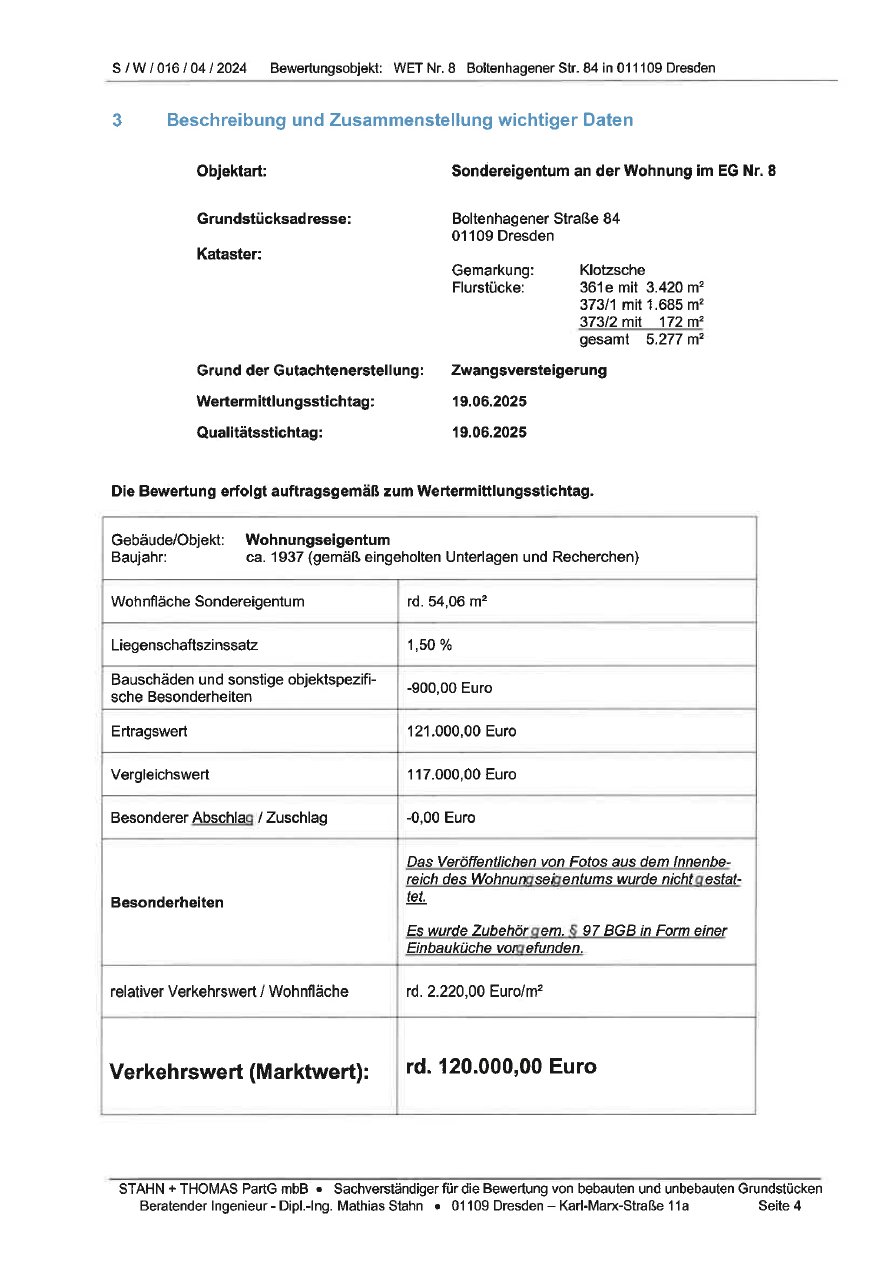 Foto 3 von 49 — Eigentumswohnung (1 bis 2 Zimmer)