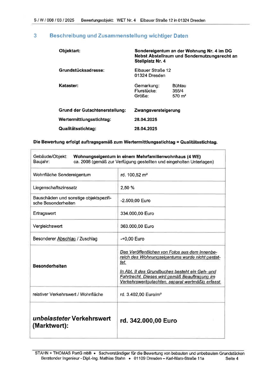 Foto 3 von 52 — Eigentumswohnung (3 bis 4 Zimmer)