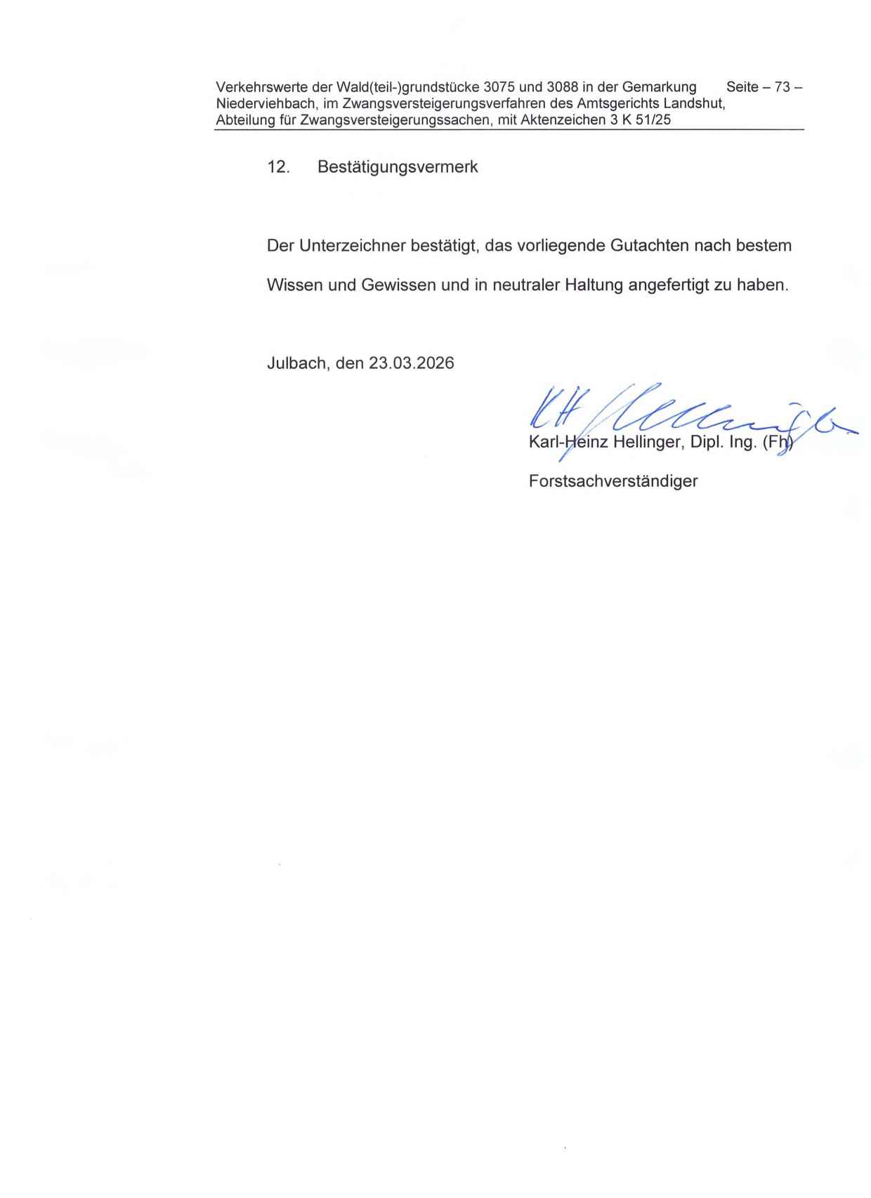 Foto 2 von 3 — land- und forstwirtschaftlich genutztes Grundstück