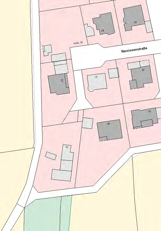 Foto 14 von 35 — unbebautes Grundstück, Wohnhaus mit Anbau und Scheune