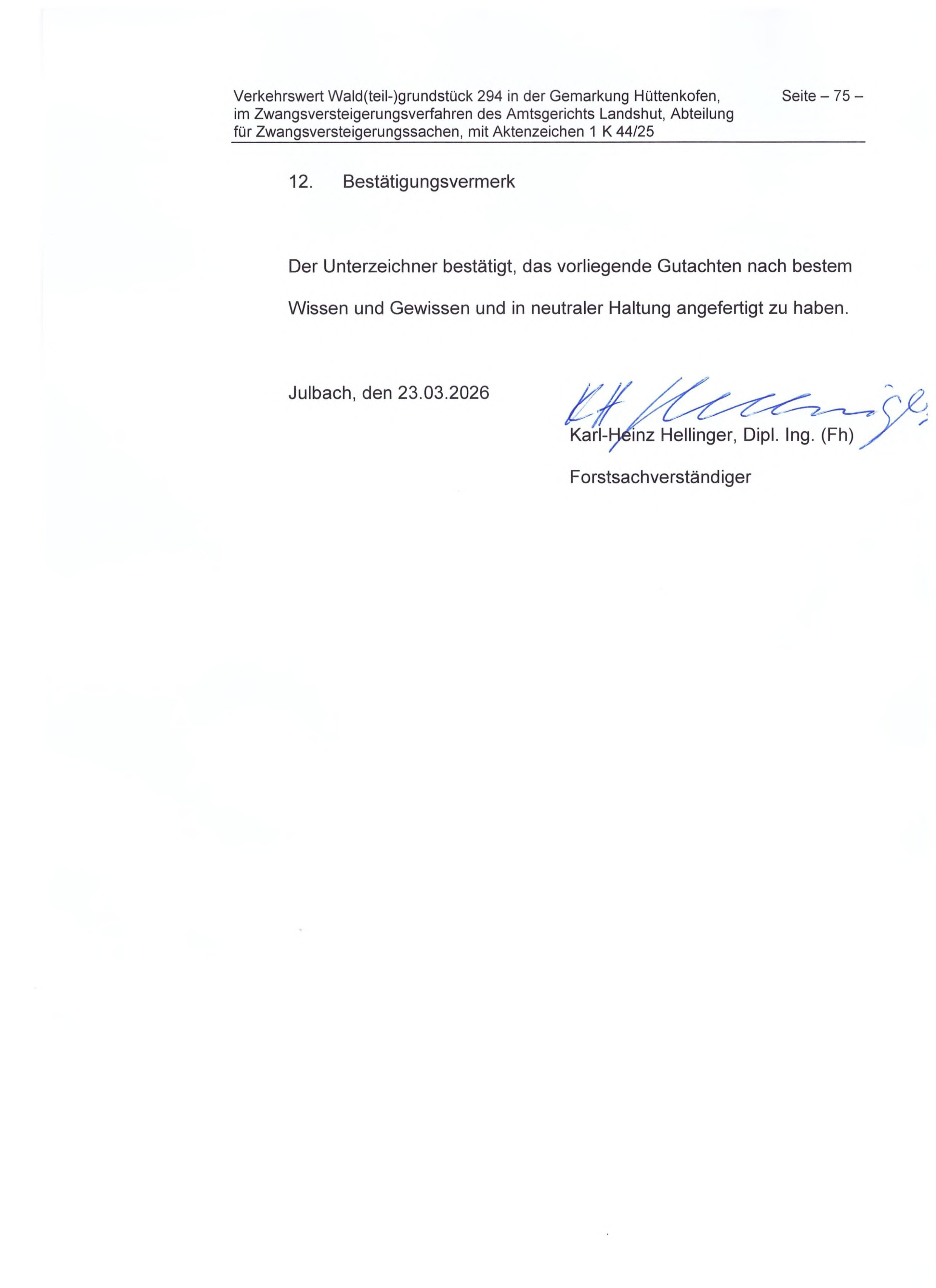 Foto 1 – land- und forstwirtschaftlich genutztes Grundstück