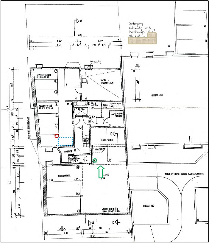 Foto 32 von 35 — Eigentumswohnung (3 bis 4 Zimmer), Kfz-Stellplatz (Tiefgarage)