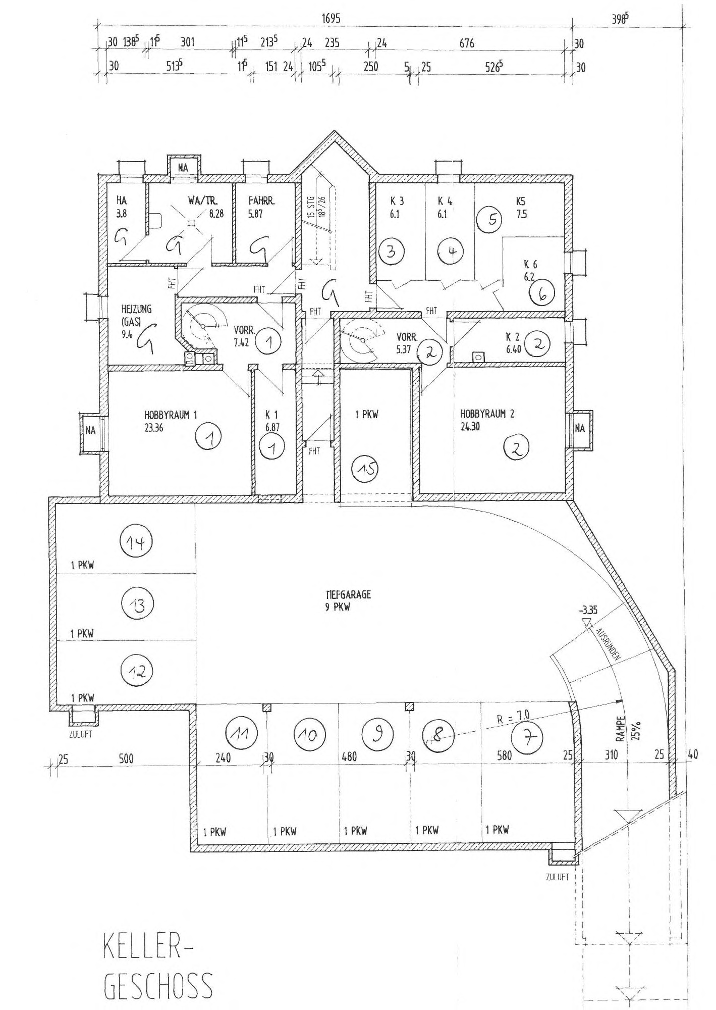 Foto 35 von 35 — Eigentumswohnung (1 bis 2 Zimmer), Kfz-Stellplatz (Tiefgarage)