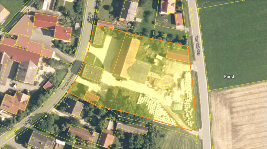 Foto 4 von 6 — Einfamilienhaus, Garage, land- und forstwirtschaftlich genutztes Grundstück