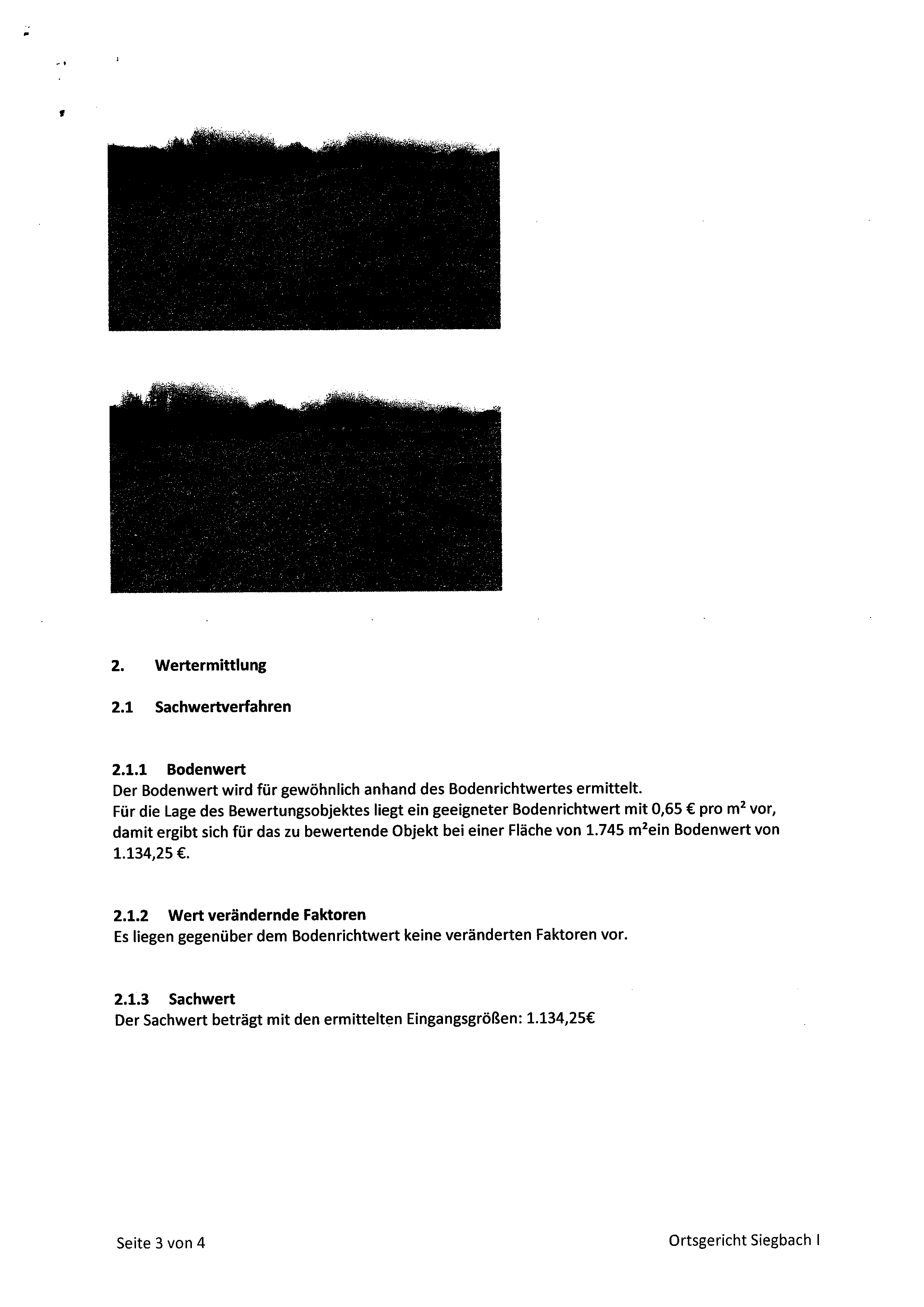 Foto 2 von 3 — unbebautes Grundstück