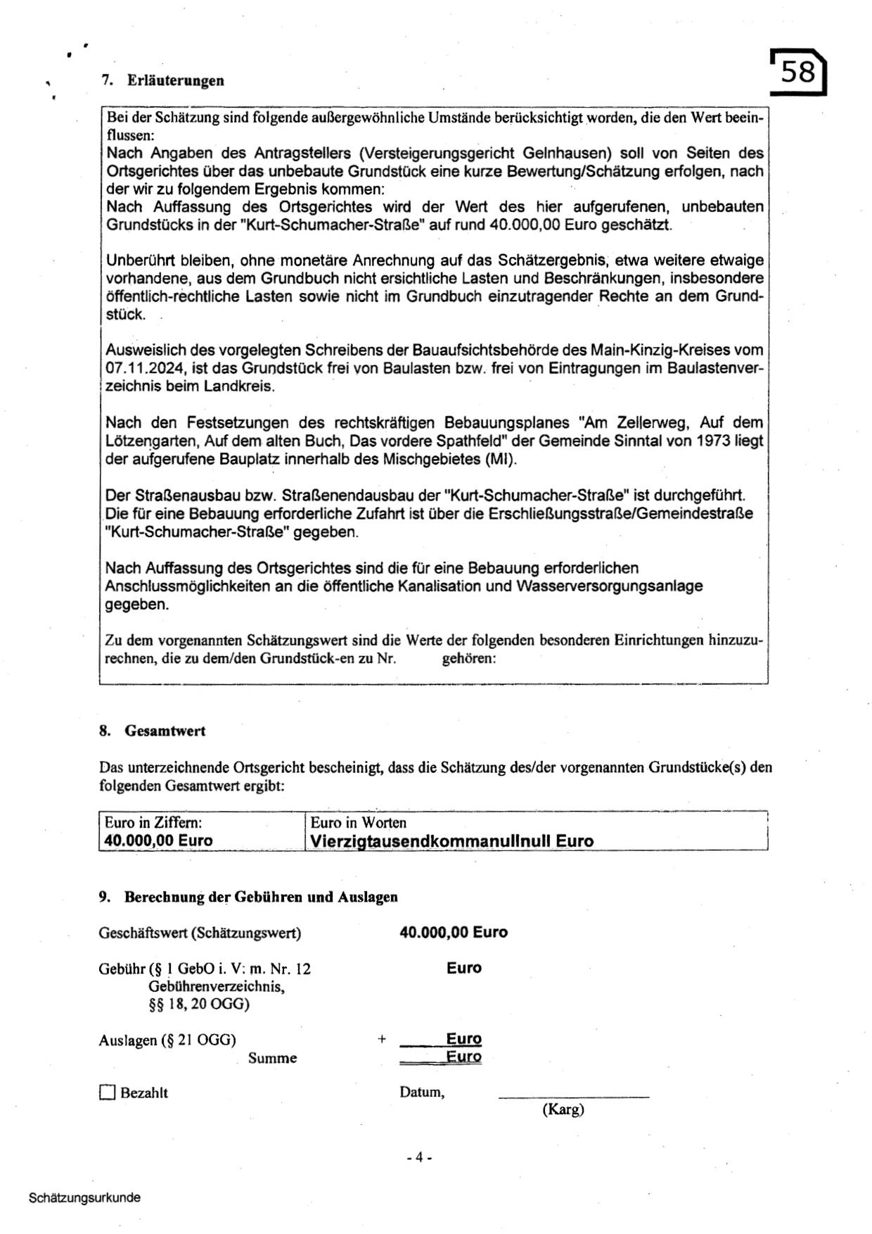 Foto 3 von 4 — unbebautes Grundstück