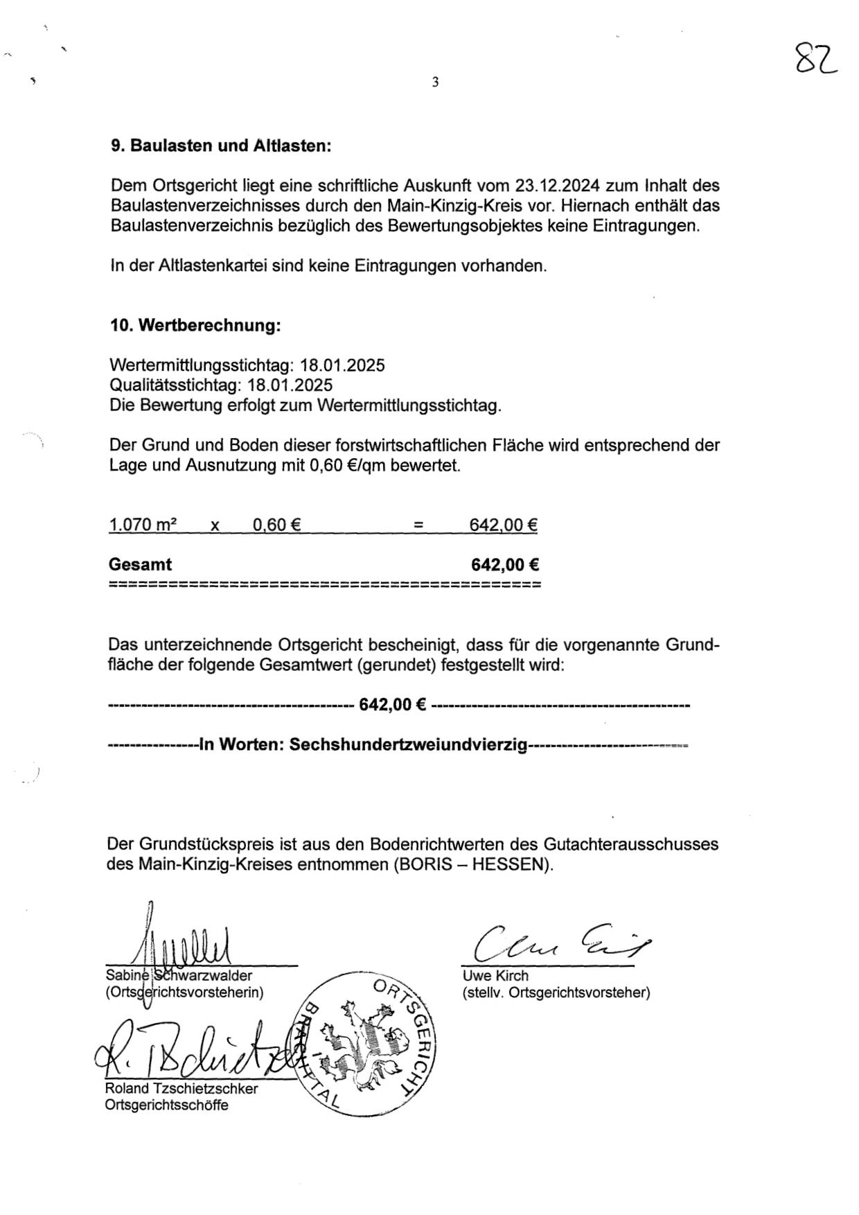 Foto 2 von 2 — land- und forstwirtschaftlich genutztes Grundstück