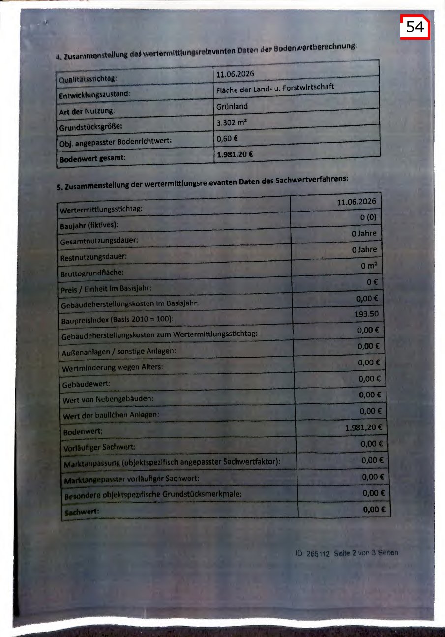 Foto 1 von 2 — land- und forstwirtschaftlich genutztes Grundstück
