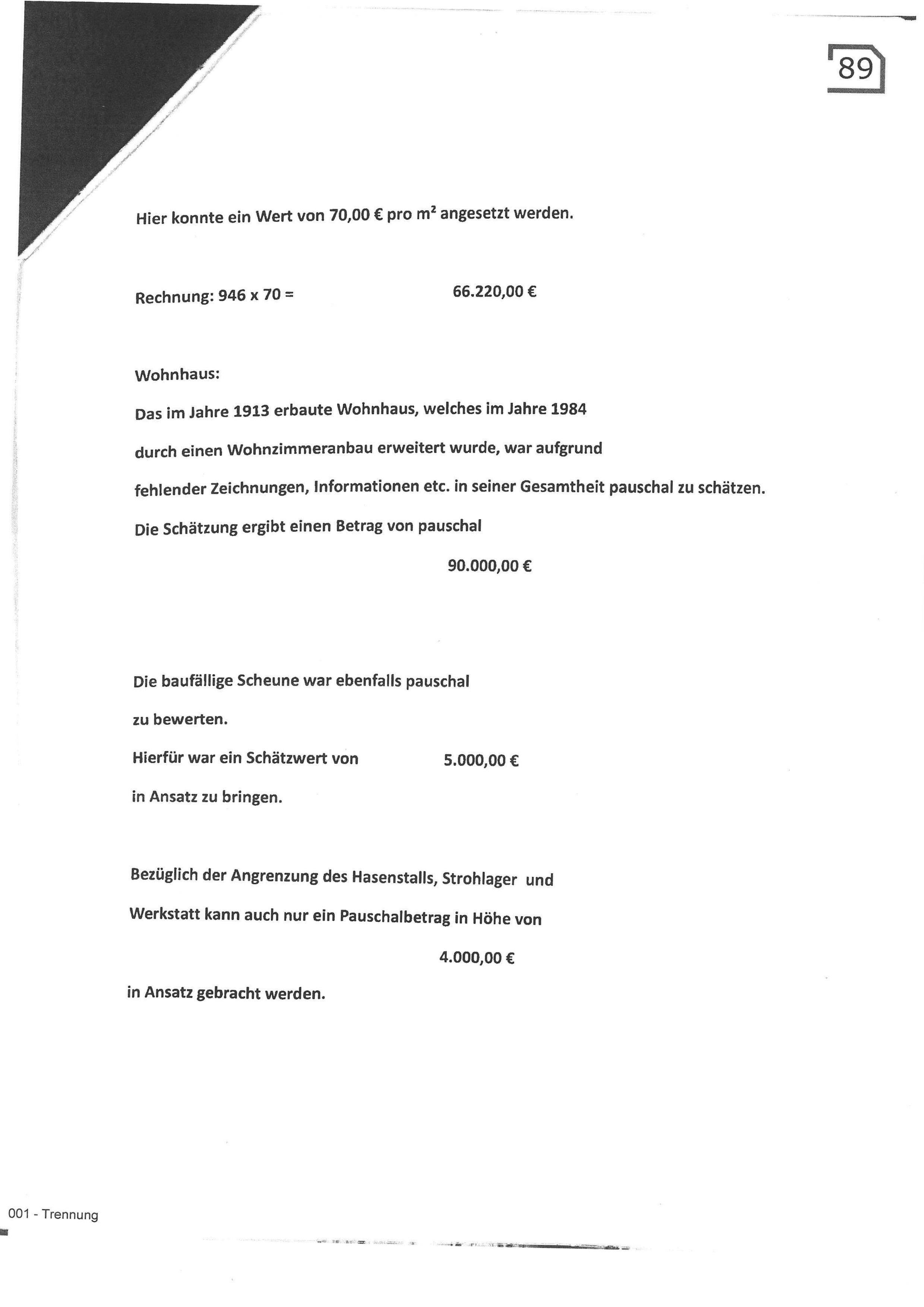 Foto 5 von 6 — Einfamilienhaus, Wohnhaus mit Scheune, Hasenstallungen mit Strohlager und kleiner Werkstatt