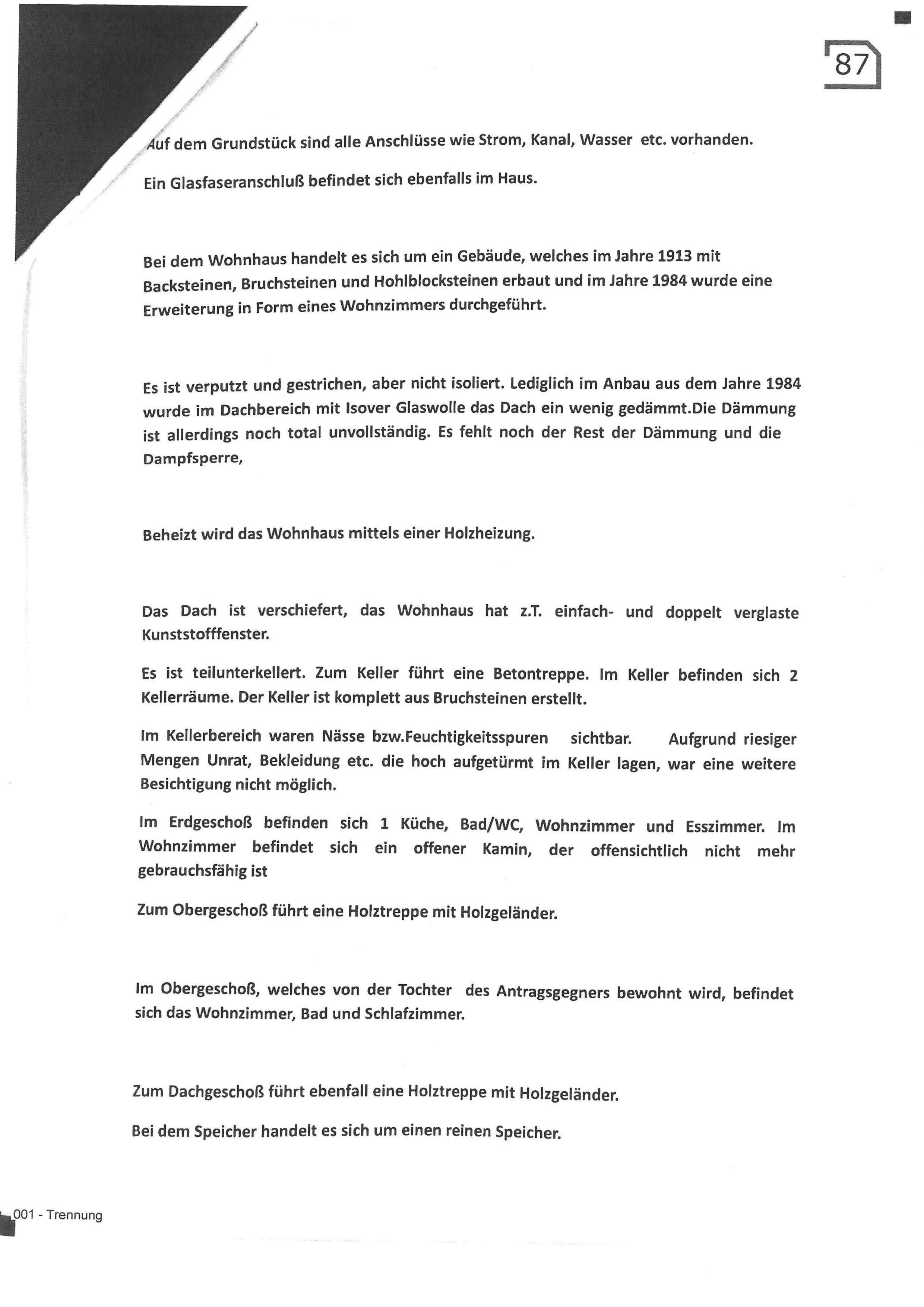 Foto 3 von 6 — Einfamilienhaus, Wohnhaus mit Scheune, Hasenstallungen mit Strohlager und kleiner Werkstatt