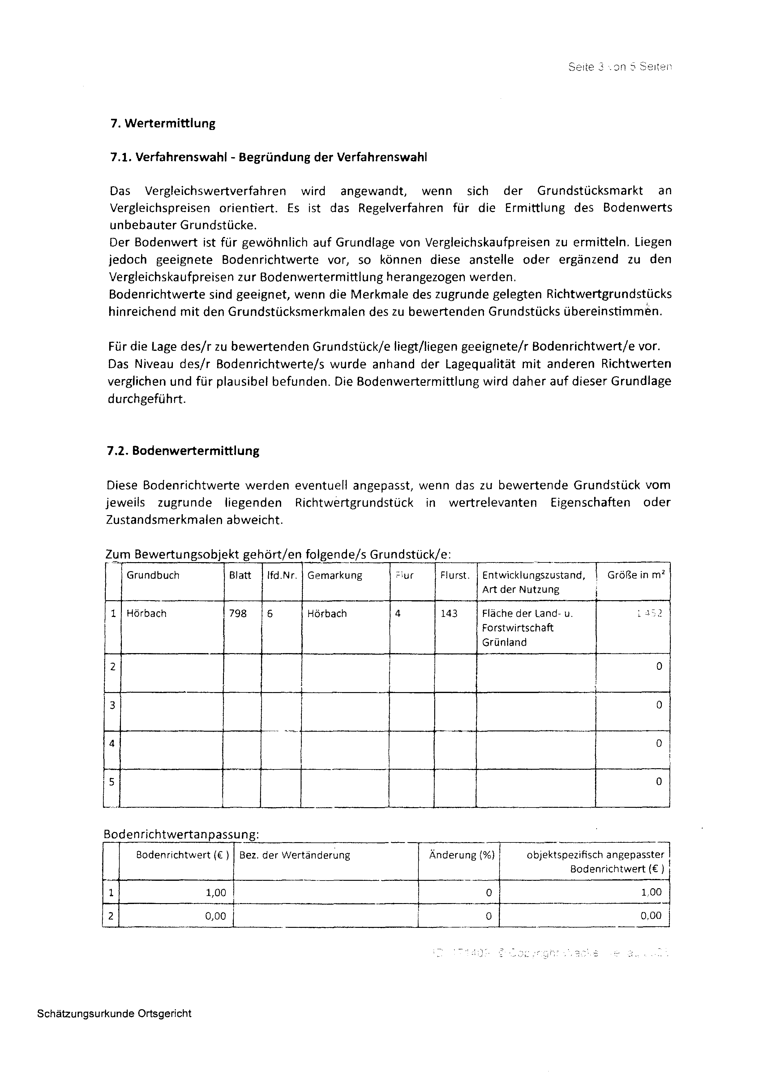 Foto 2 von 3 — land- und forstwirtschaftlich genutztes Grundstück