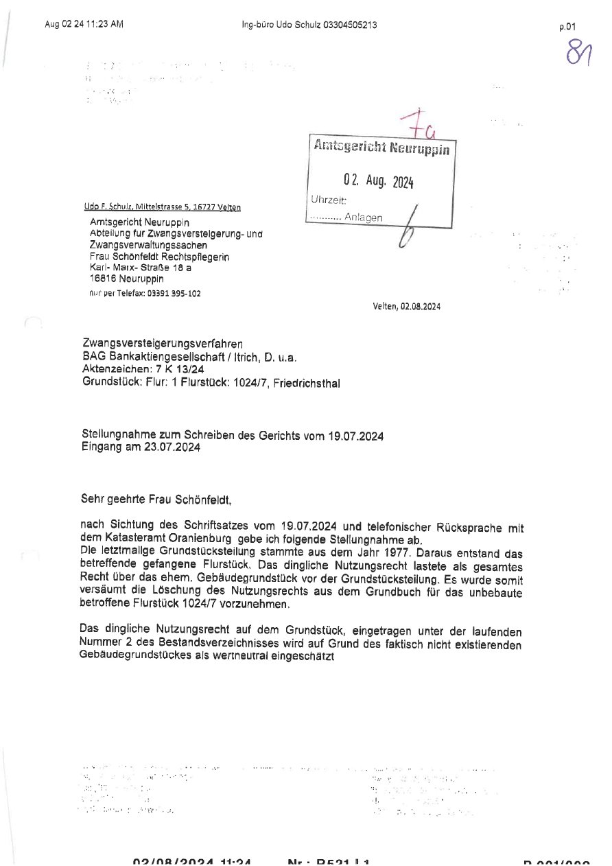 Foto 2 von 3 — unbebautes Grundstück